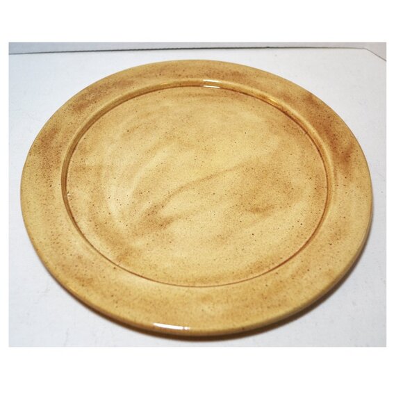 Vintage Hobbyest Piece Ceramic Cheese Wheel Cover With Plate Dining Decor - Picture 5 of 6